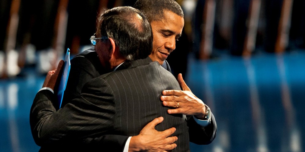 Presidential Hug 2